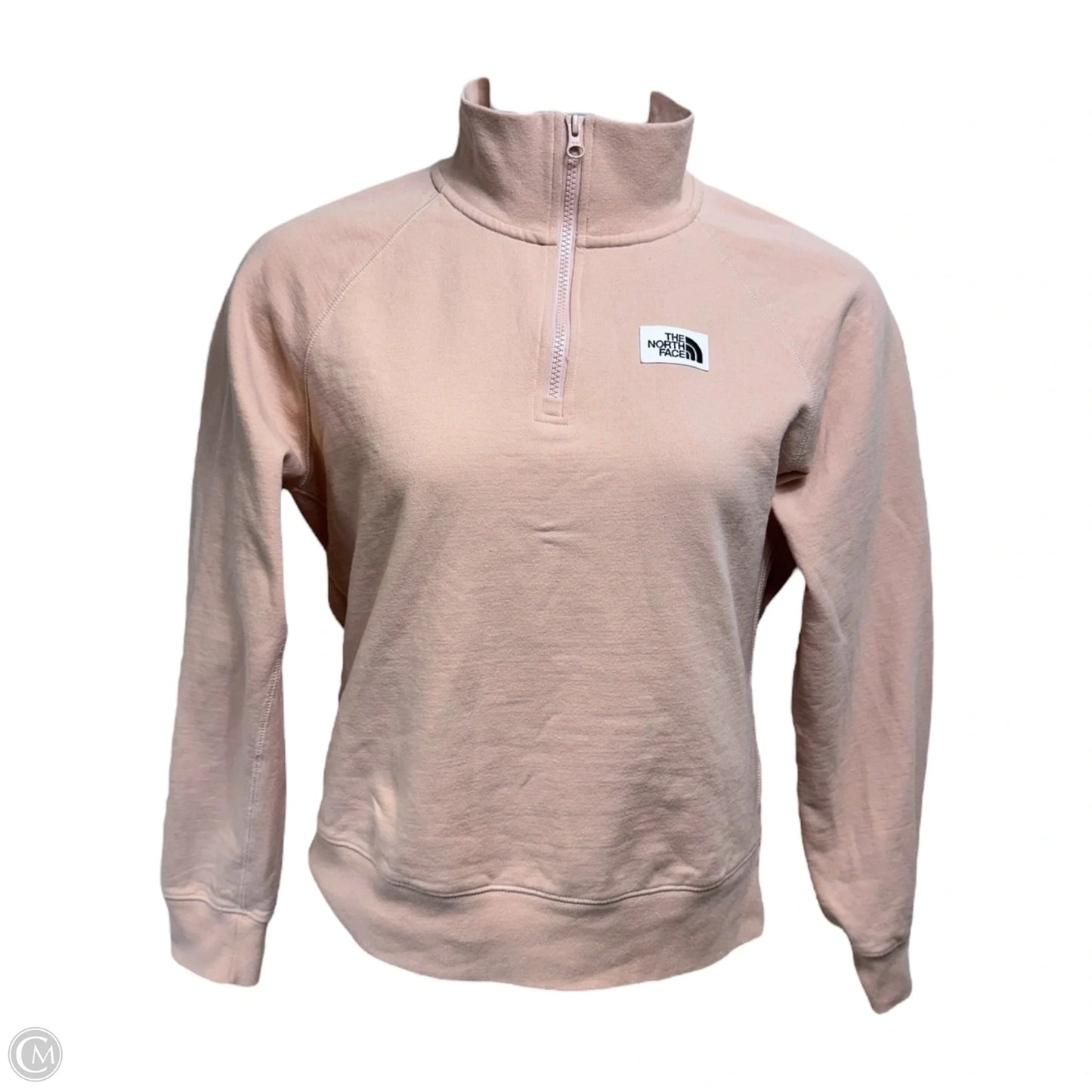 Athletic Sweatshirt Collar By The North Face In Pink, Size: M