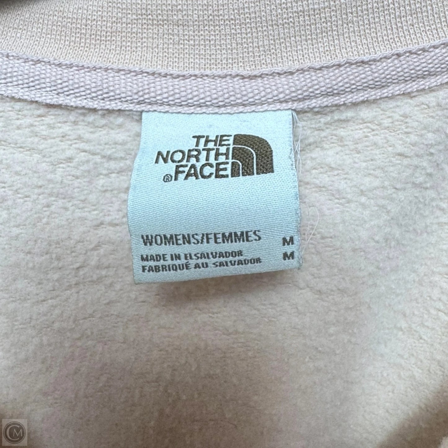 Athletic Sweatshirt Collar By The North Face In Pink, Size: M