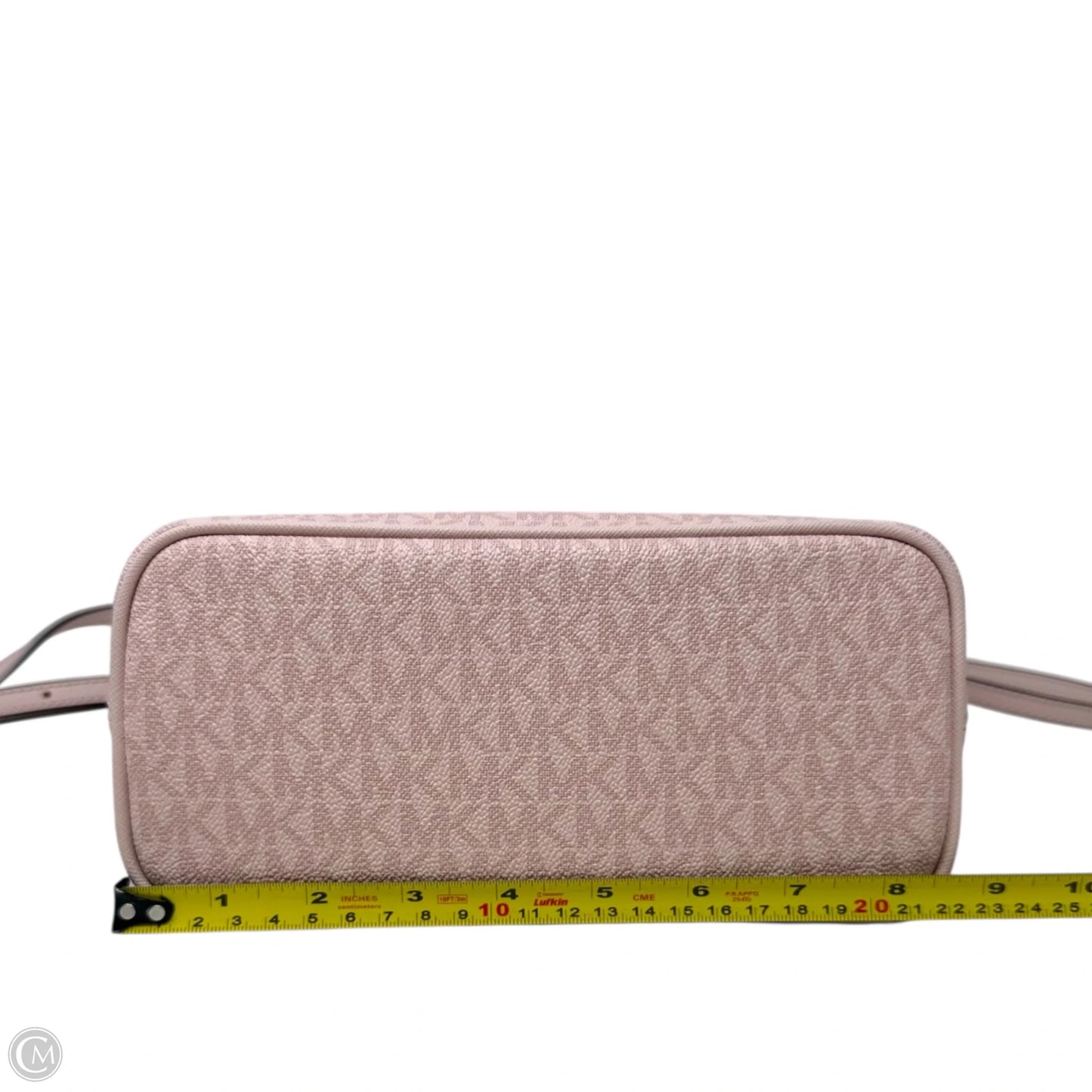 Jet Set Travel Extra-Small Logo Top-Zip Tote Bag Designer By Michael Kors, Size: Medium