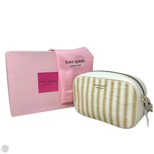 Astrid Straw Medium Crossbody Designer By Kate Spade, Size: Medium