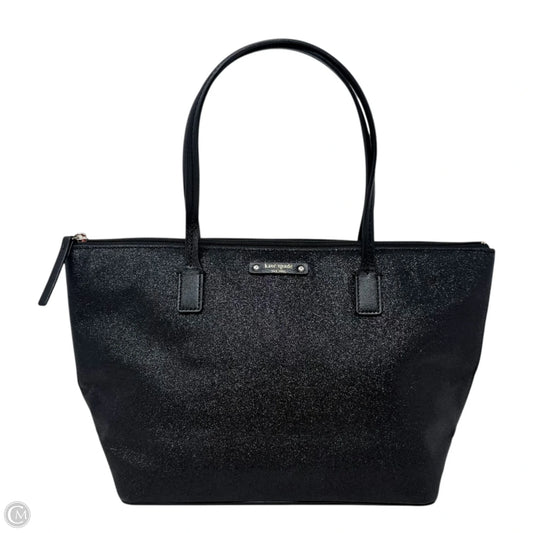 Haven Lane Glitter Tote Designer By Kate Spade In Black, Size: Small