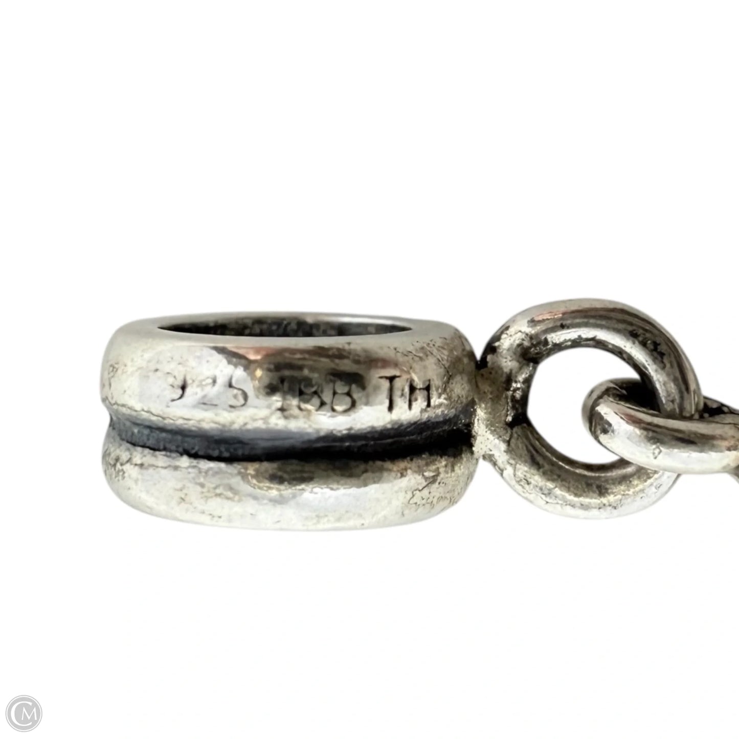 Sterling Silver Dangle Flower Bracelet Charm