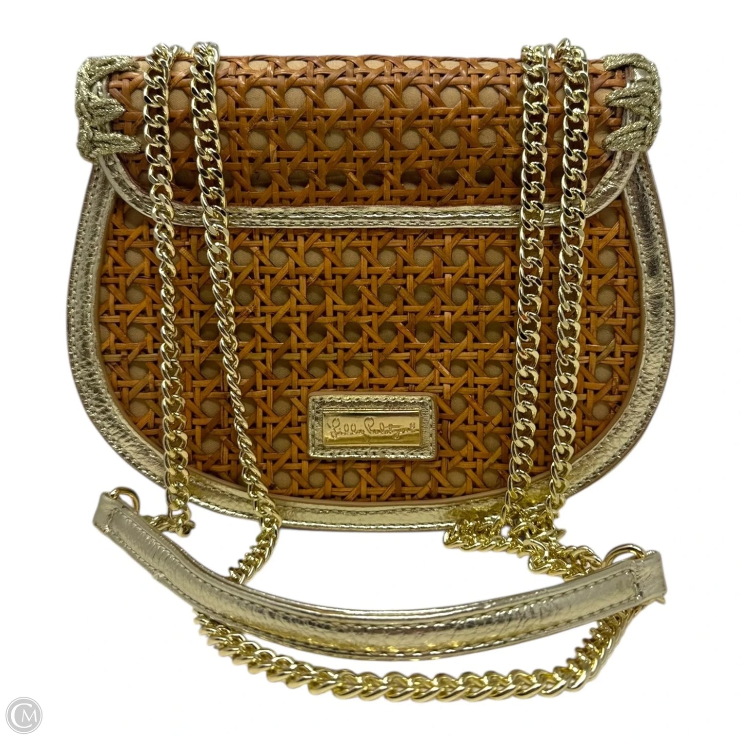 La Concha Cane Crossbody Designer By Lilly Pulitzer, Size: Small