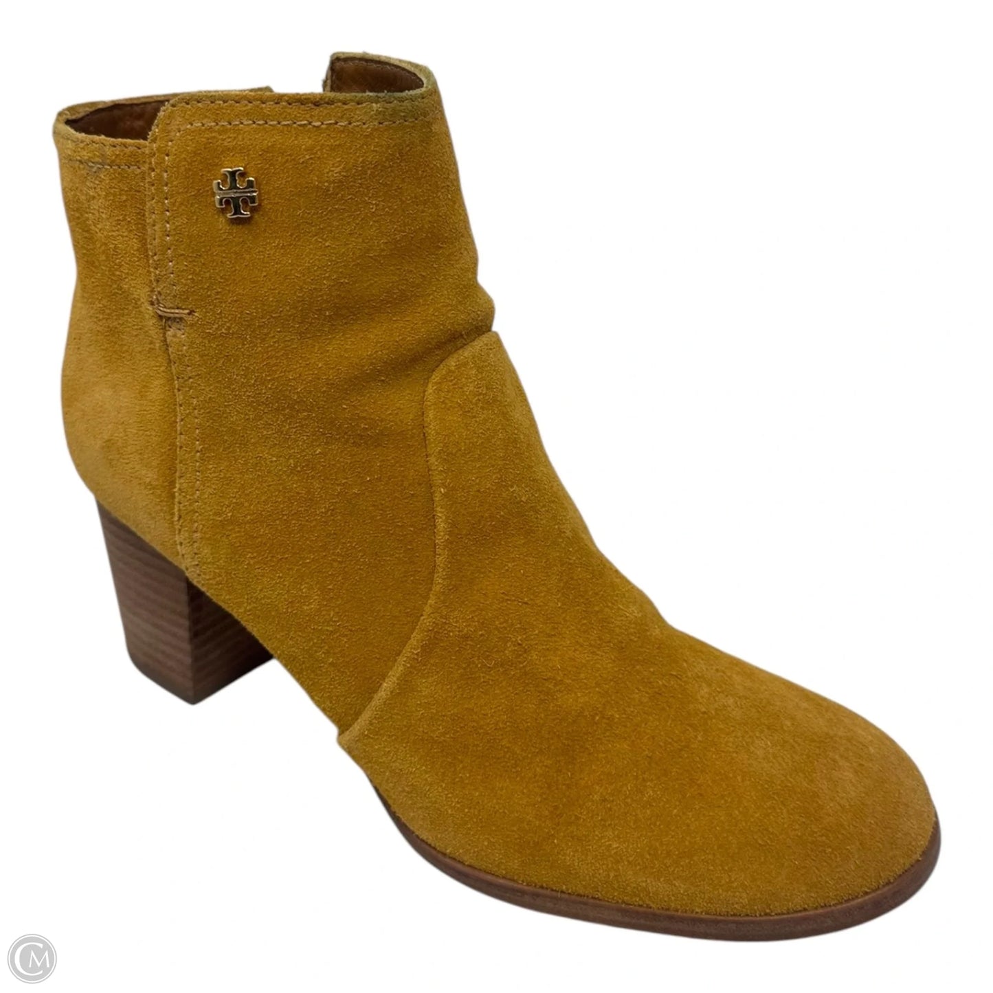 Sabe 65mm Booties Designer By Tory Burch In Tan, Size: 8.5