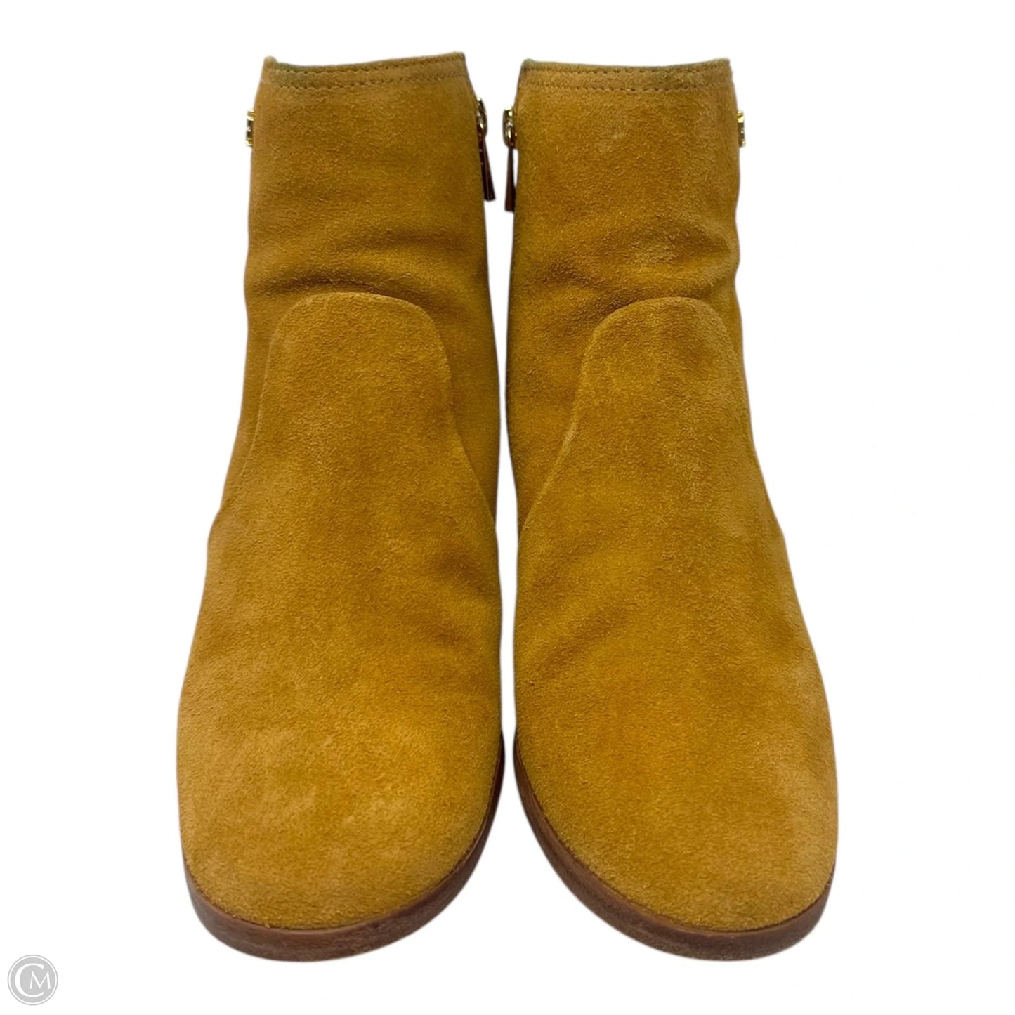Sabe 65mm Booties Designer By Tory Burch In Tan, Size: 8.5