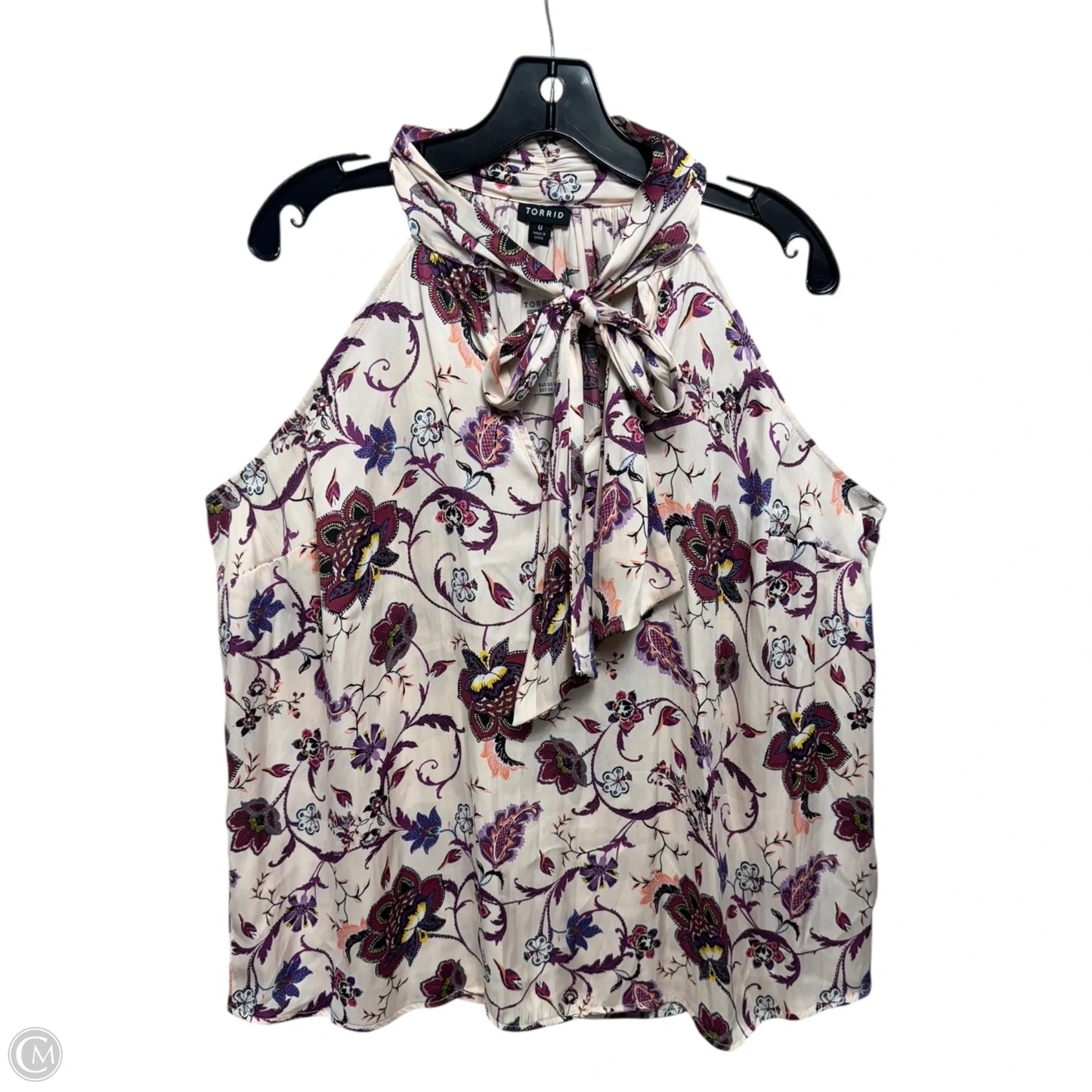 Top Sleeveless By Torrid In Multi-colored, Size: L