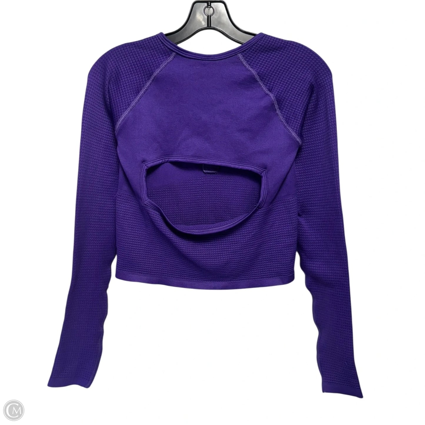 Bail Out Long Sleeve Top By Free People In Dark Amethyst, Size: M