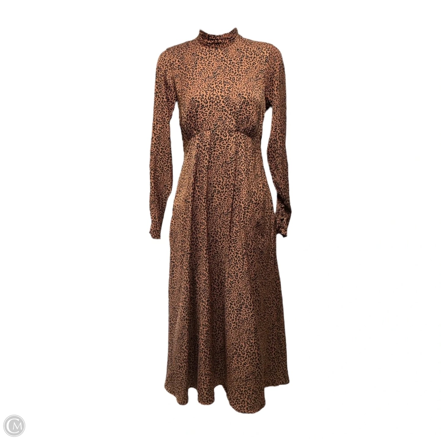 Loveless Printed Midi Dress By Free People In Animal Print, Size: 2
