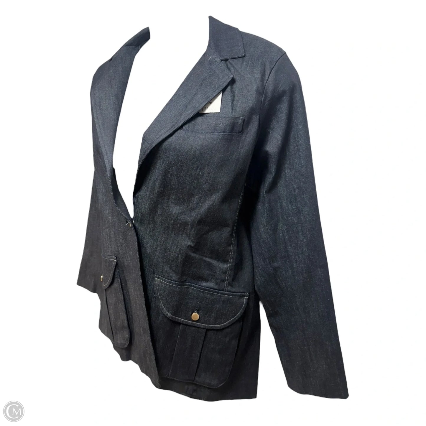 Blazer By Dl1961 In Blue Denim, Size: L