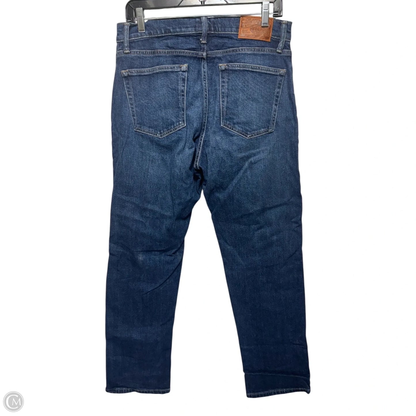 90s Loose High Rise Crop Jeans By Lucky Brand In Blue Denim, Size: 8/29