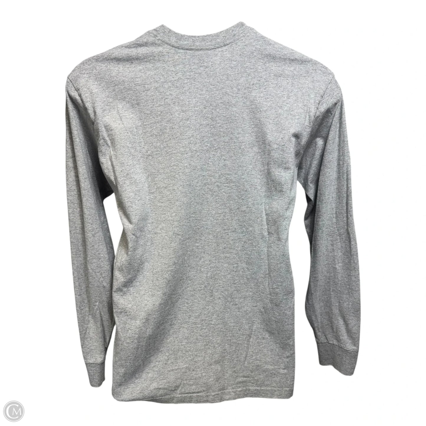 Top Long Sleeve Luxury Designer By Supreme In Grey, Size: M