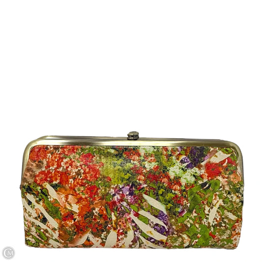 Lauren Leather Clutch Wallet By Hobo Intl In Tropic Print, Size: Large