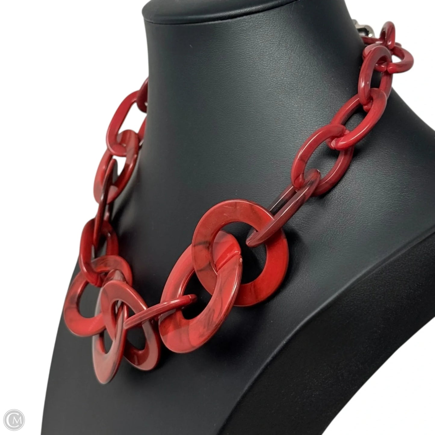 Acrylic Chunky Interlocking Geometric Statement Necklace By Clothes Mentor