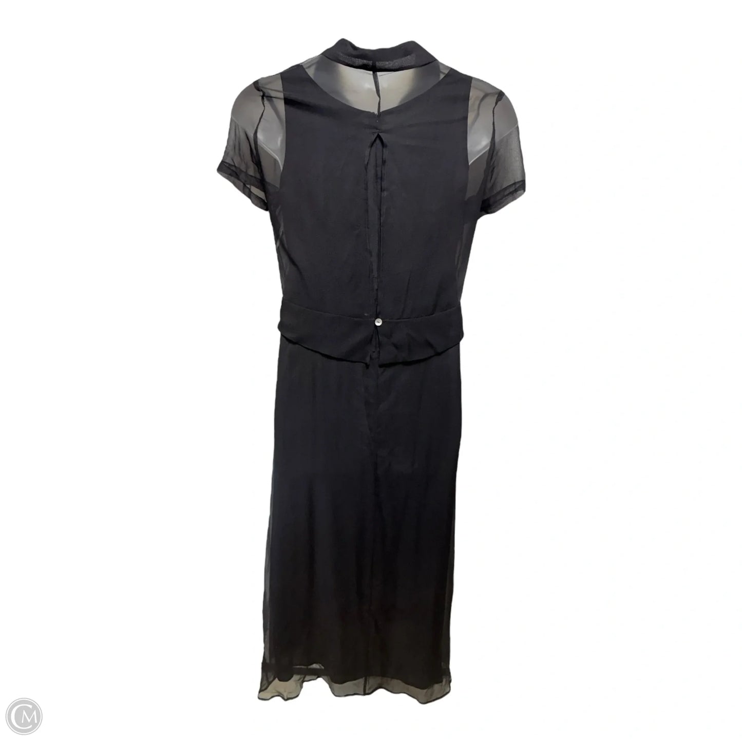 Silk Dress Set 2pc By Robbie Bee In Black, Size: 8
