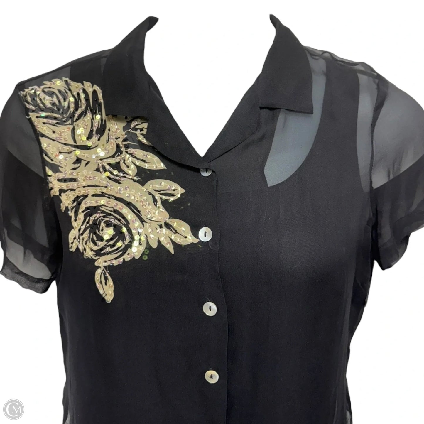 Silk Dress Set 2pc By Robbie Bee In Black, Size: 8