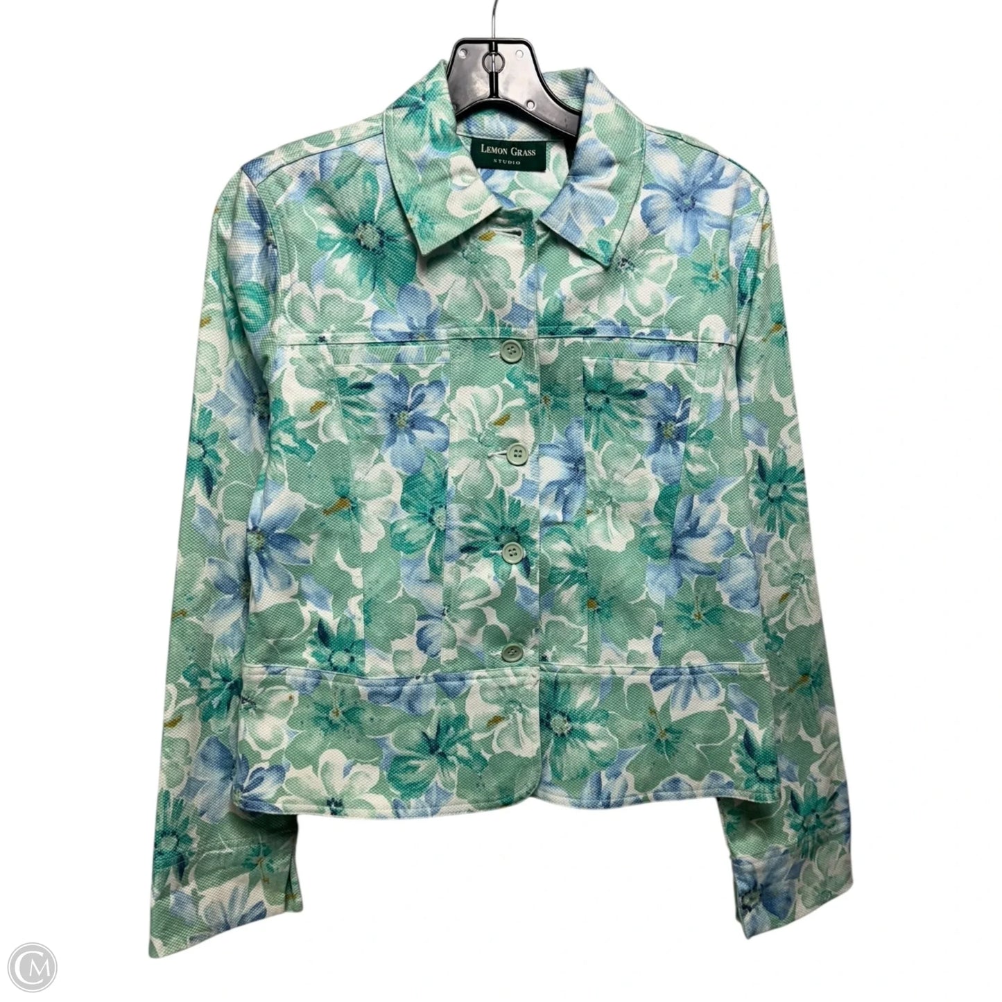 Jacket Other By Lemon Grass In Floral Print, Size: S