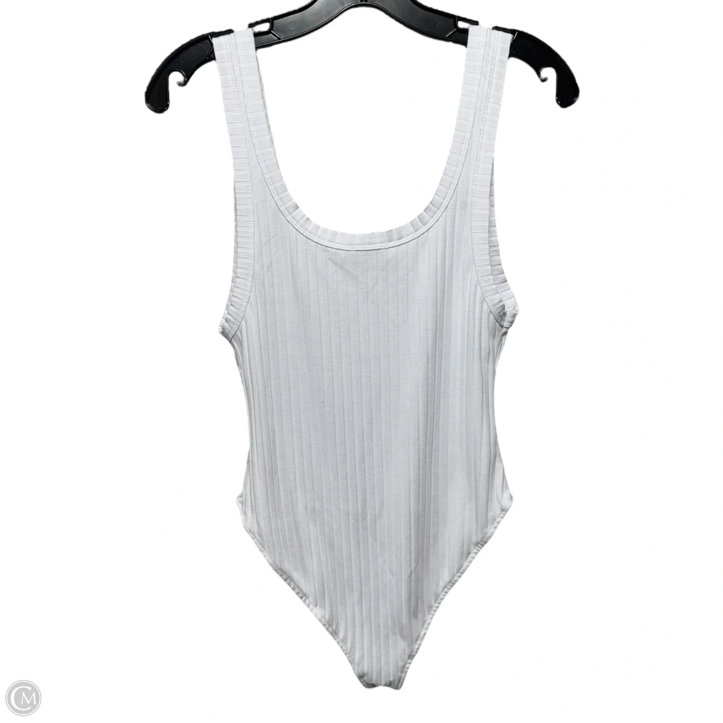 Henley Rib Bodysuit By Free People In White, Size: S