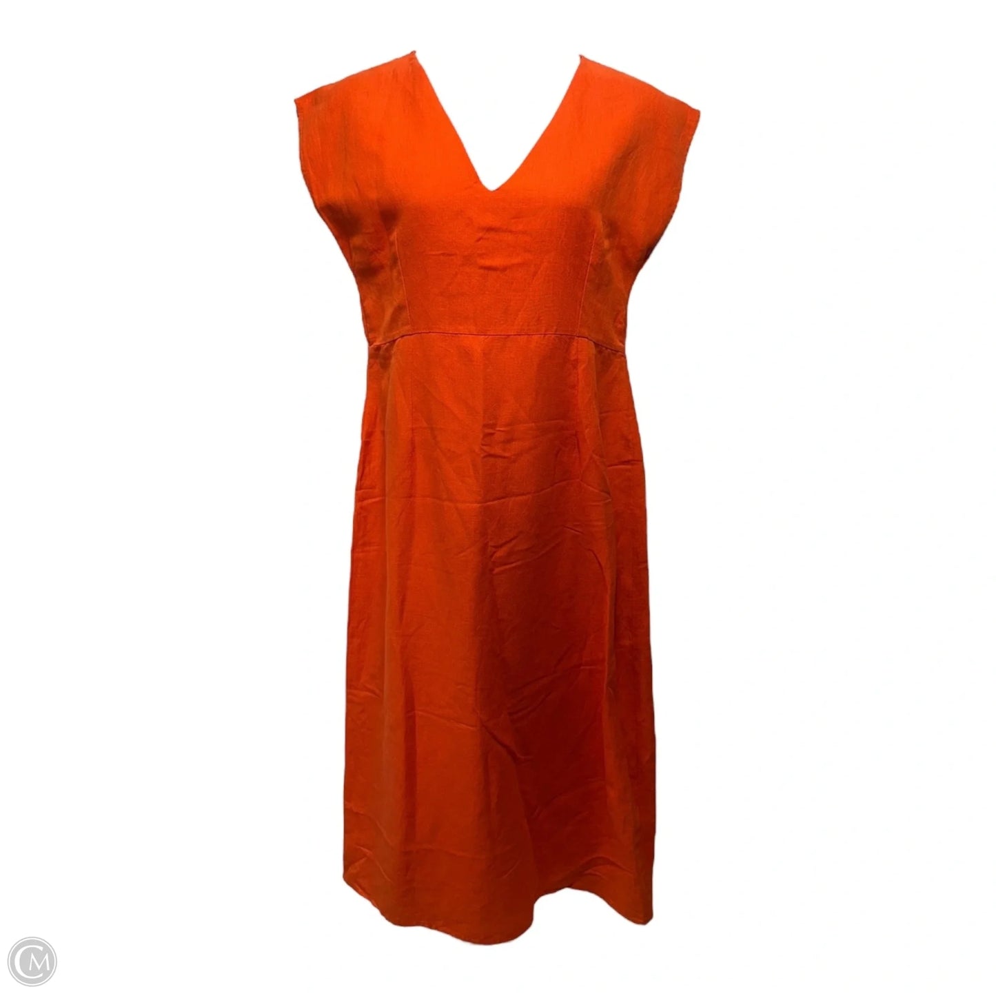 Audrey Midi Dress By Anna Cate In Hot Orange, Size: L