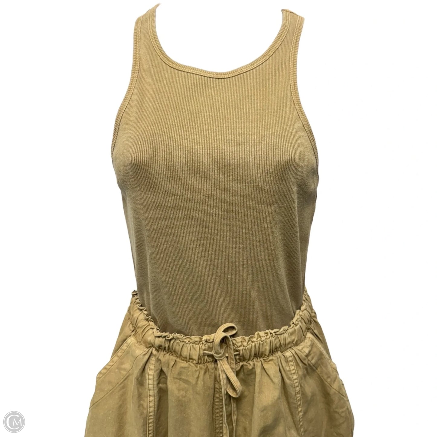 Be Bold Racerback Twofer Dress By Daily Practice By Anthropologie In Beige, Size: S
