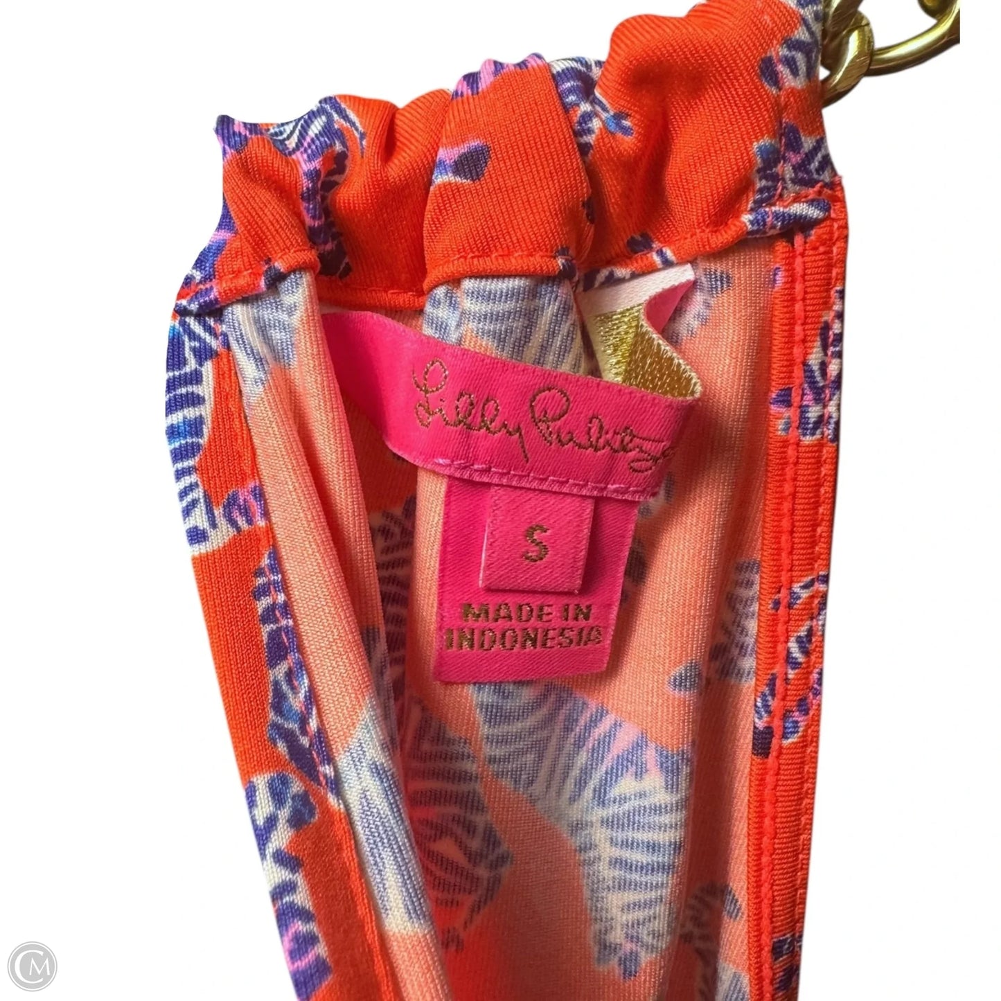 Bowen Halter Top Designer By Lilly Pulitzer In Animal Print, Size: S