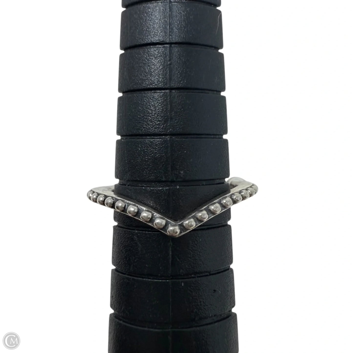 Retired Beaded Sterling Silver Wishbone Ring By Clothes Mentor, Size: 4