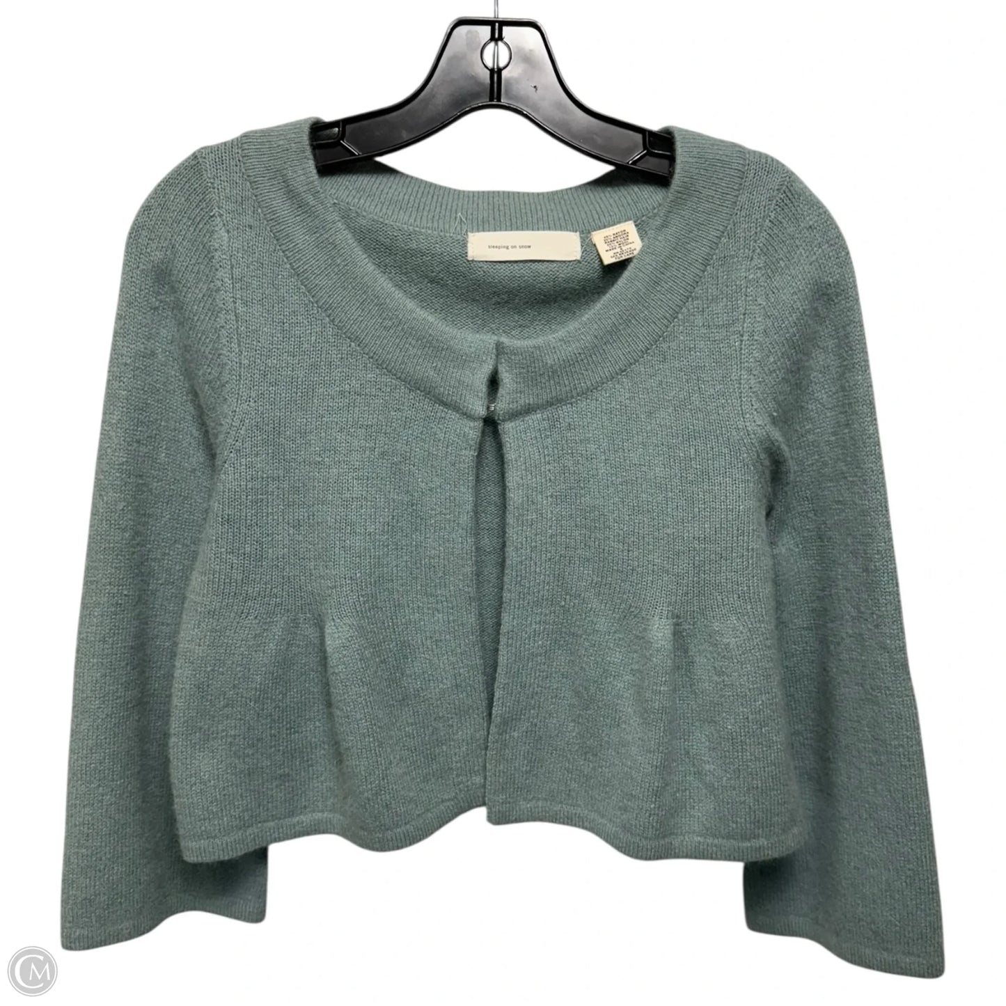 Bolero Sweater Cardigan By Sleeping On Snow In Green, Size: S