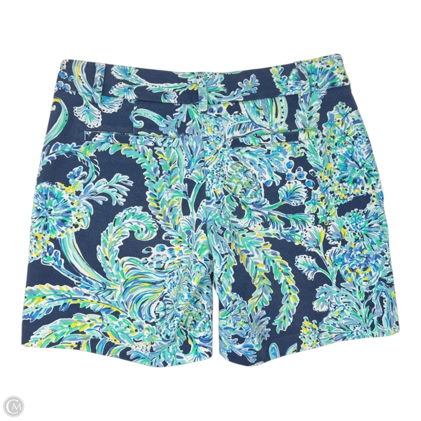 Jayne Shorts Designer By Lilly Pulitzer In High Tide Navy, Size: 0