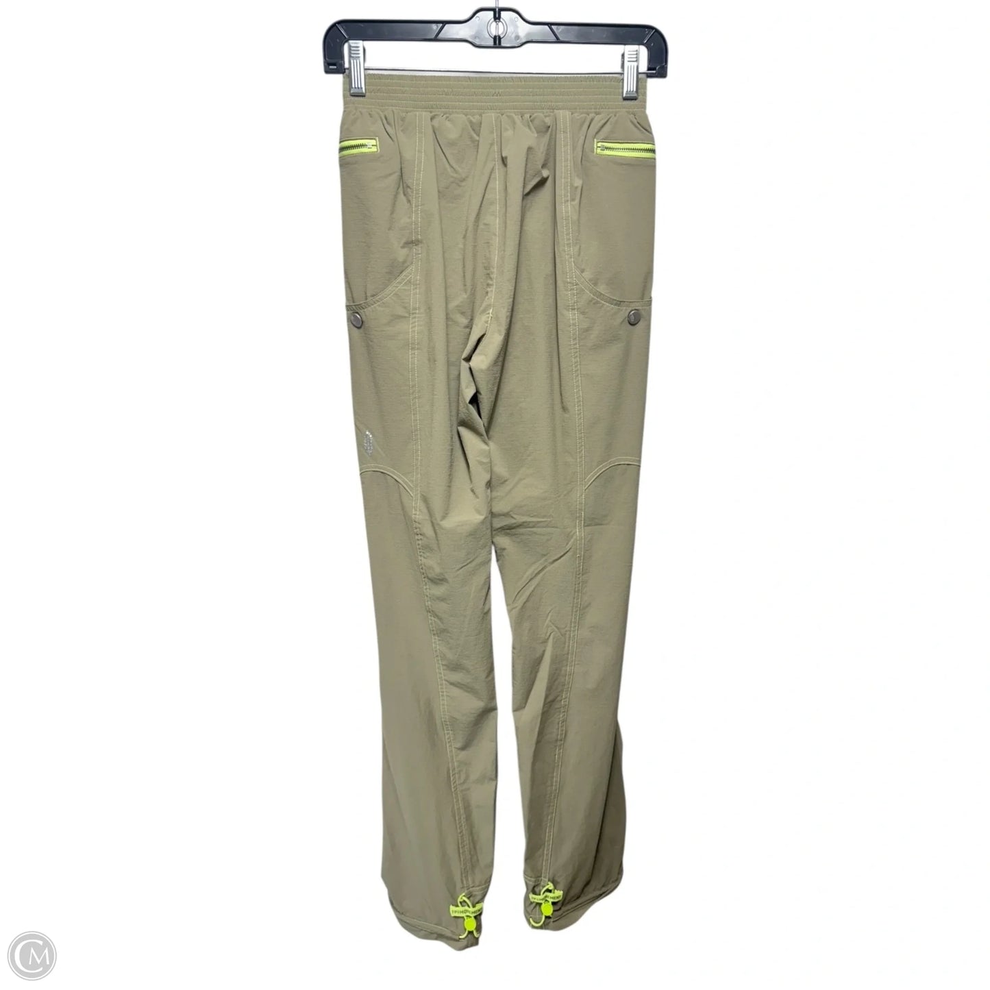 Zip Front Cinch Hem Athletic Pants By Free People In Grey, Size: XS