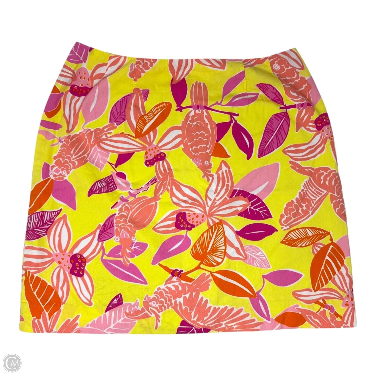 Vintage Mini Skirt By Lilly Pulitzer In Pacific Wing, Size: 6