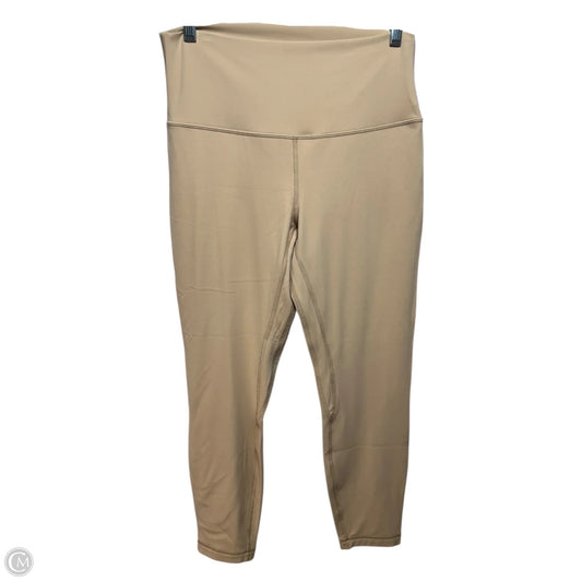 Align High-Rise Crop Pant
 By Lululemon In Prosecco, Size: 10