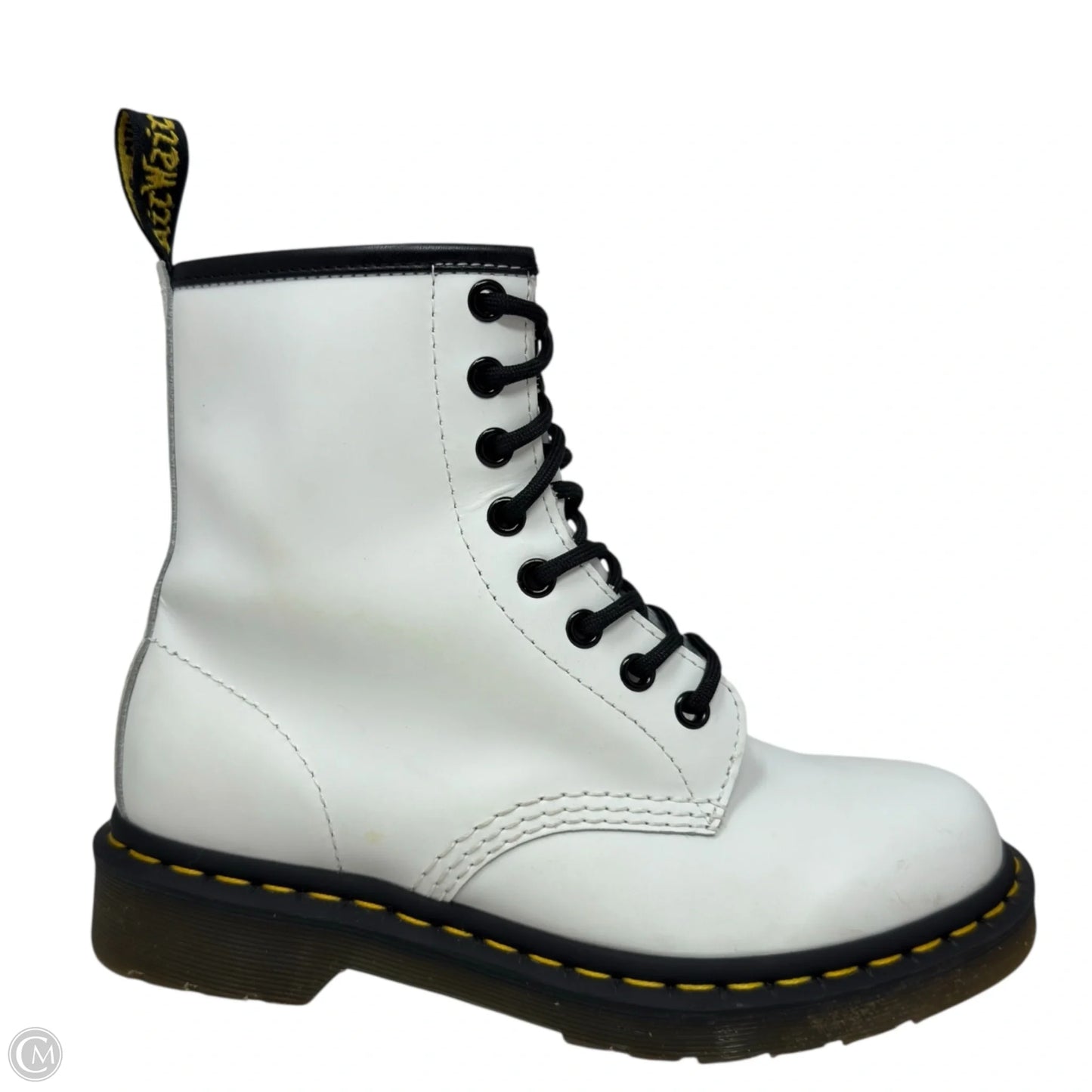 1460 Bex Combat Boots By Dr Martens In White, Size: 6