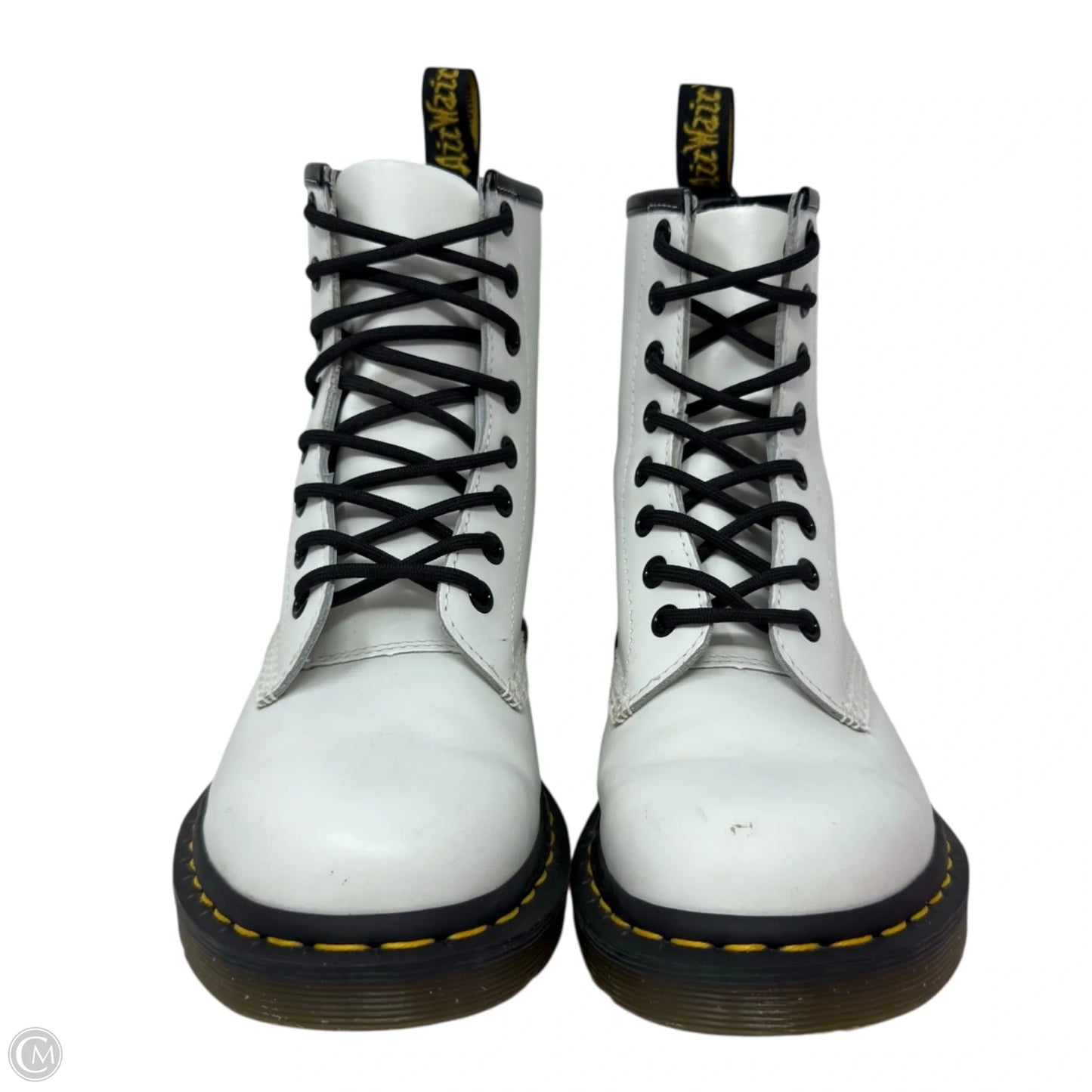 1460 Bex Combat Boots By Dr Martens In White, Size: 6