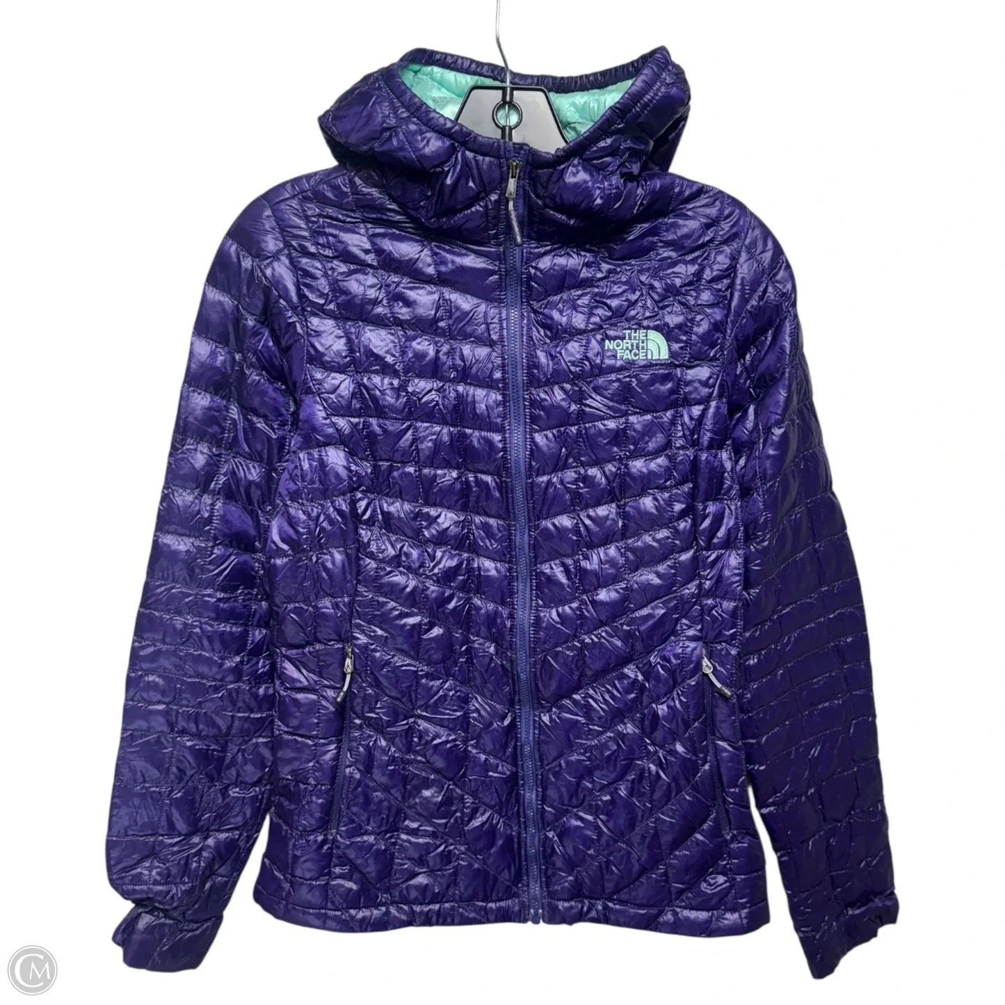 Thermoball Hoodie Jacket By The North Face In Purple, Size: XS