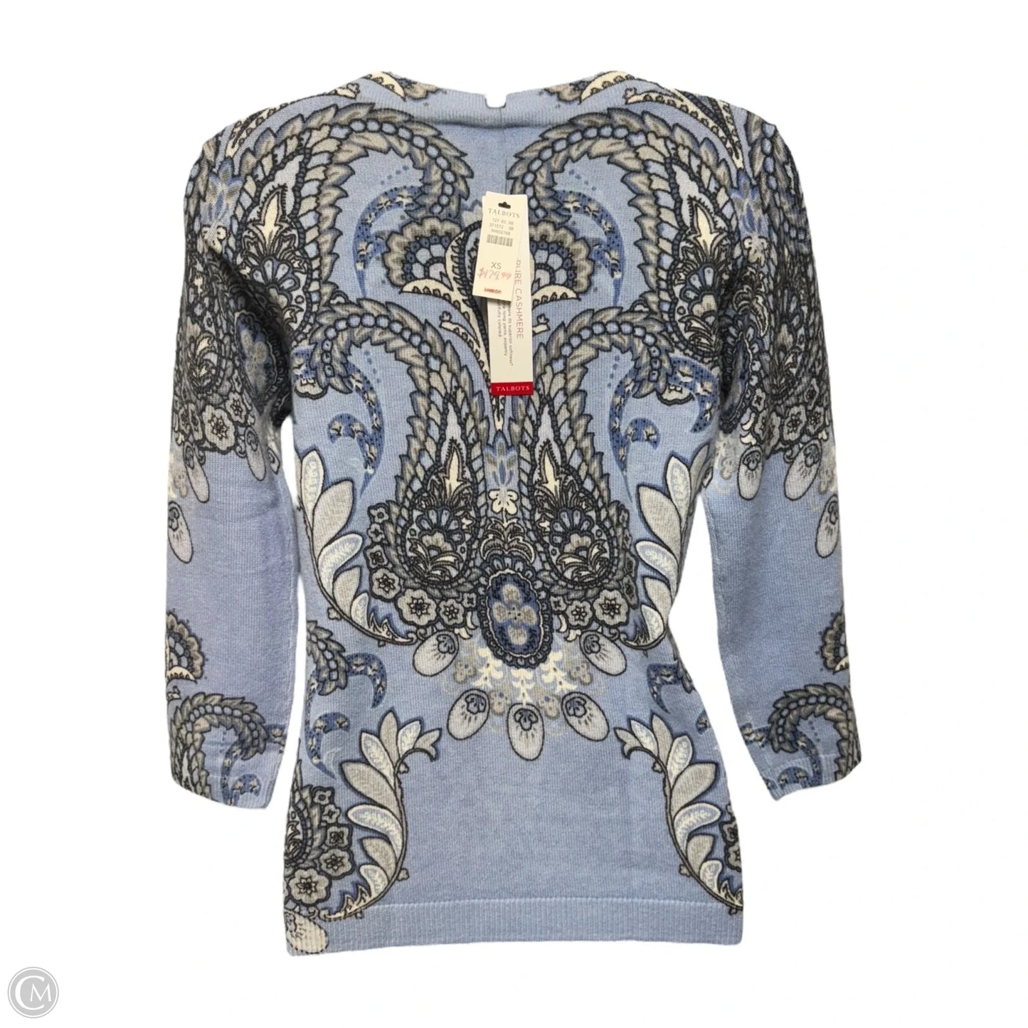 Sweater Cashmere By Talbots In Multi-colored, Size: Xs