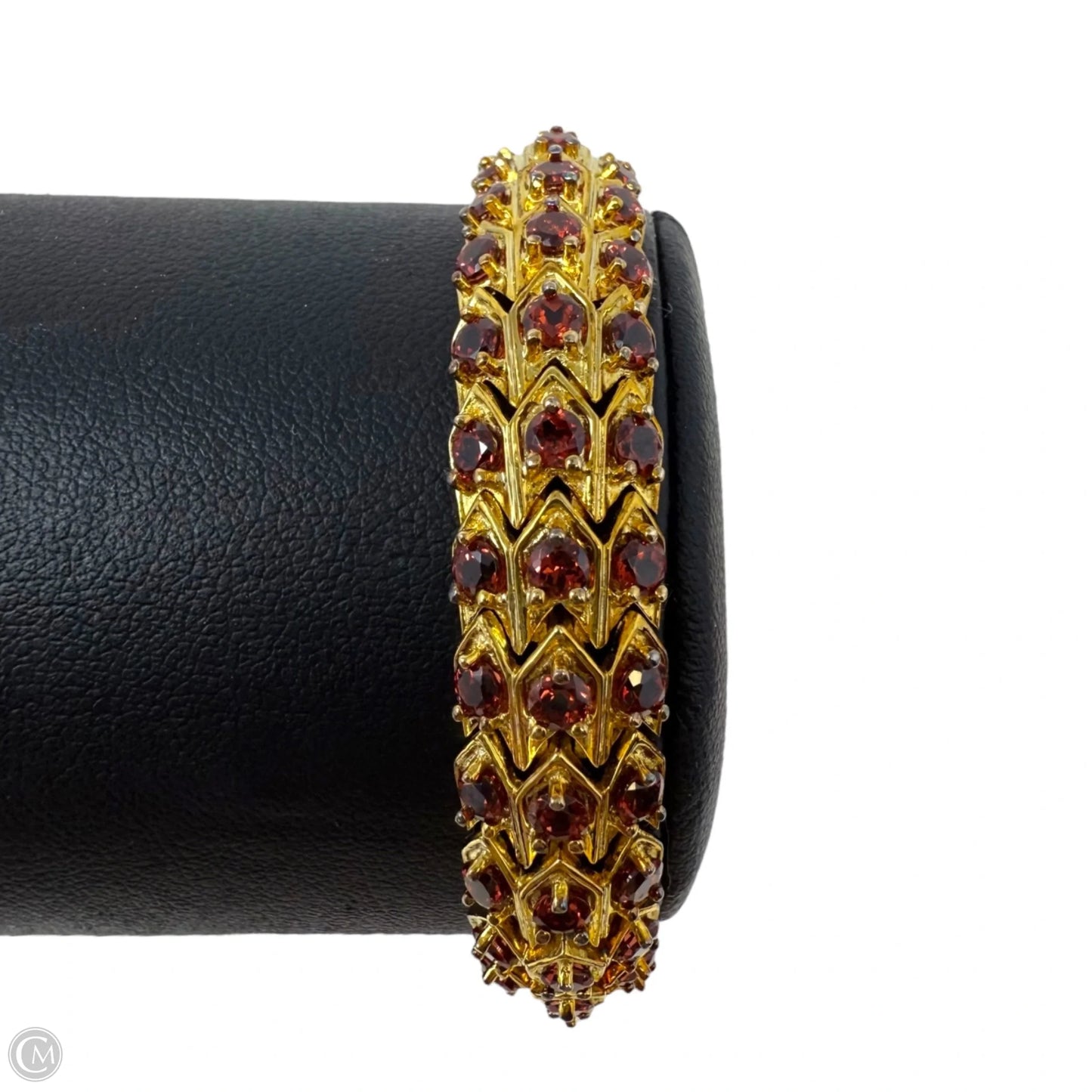 Vermeil & Garnet Tennis Bracelet