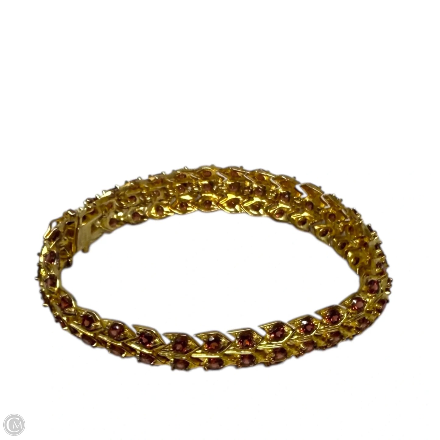 Vermeil & Garnet Tennis Bracelet