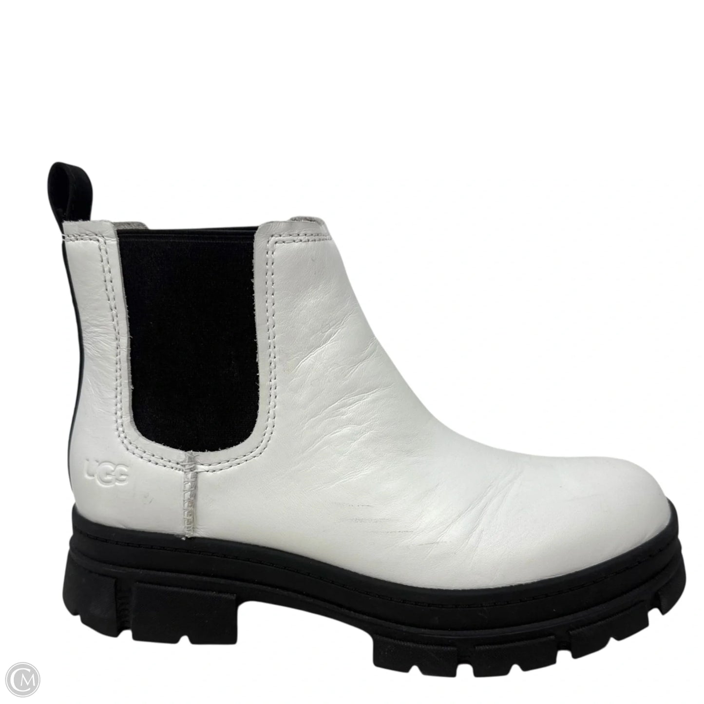 Ashton Chelsea Boots Designer By Ugg In White, Size: 9