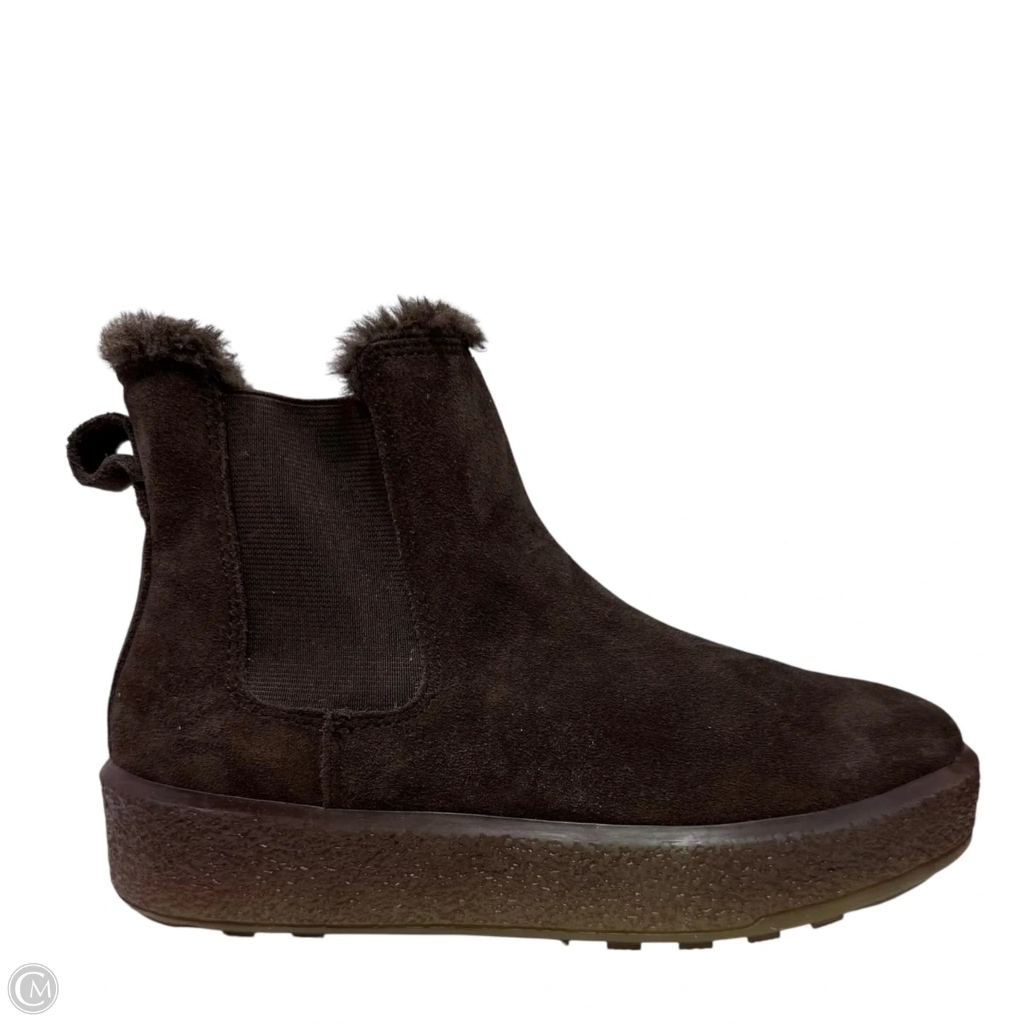 The Toasty Chelsea Boots By Madewell In Dark Coffee, Size: 7