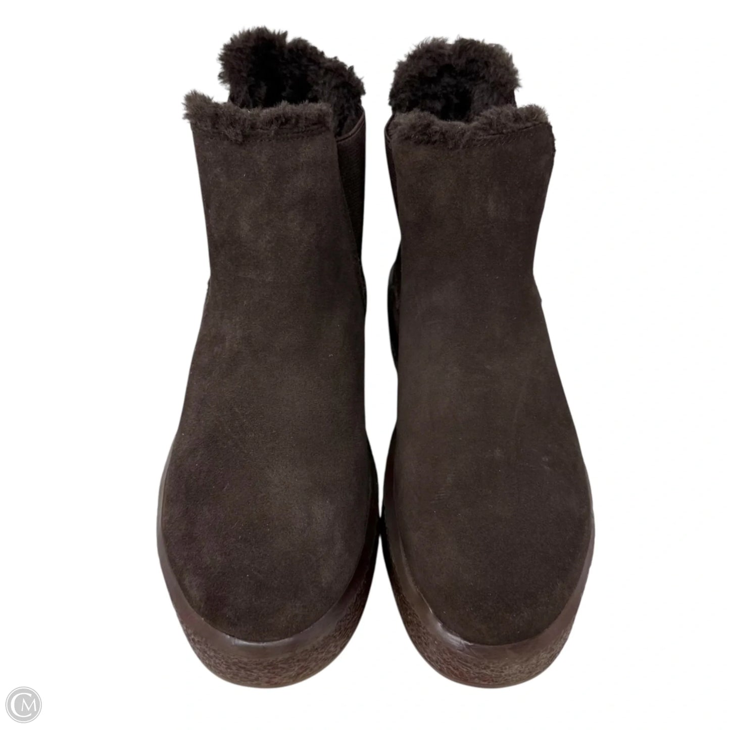 The Toasty Chelsea Boots By Madewell In Dark Coffee, Size: 7