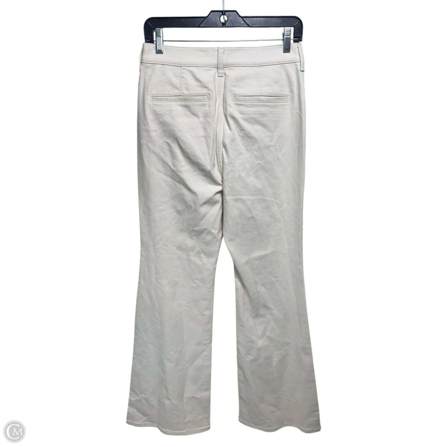 Jeans Flared By J. Crew In Cream Denim, Size: 4