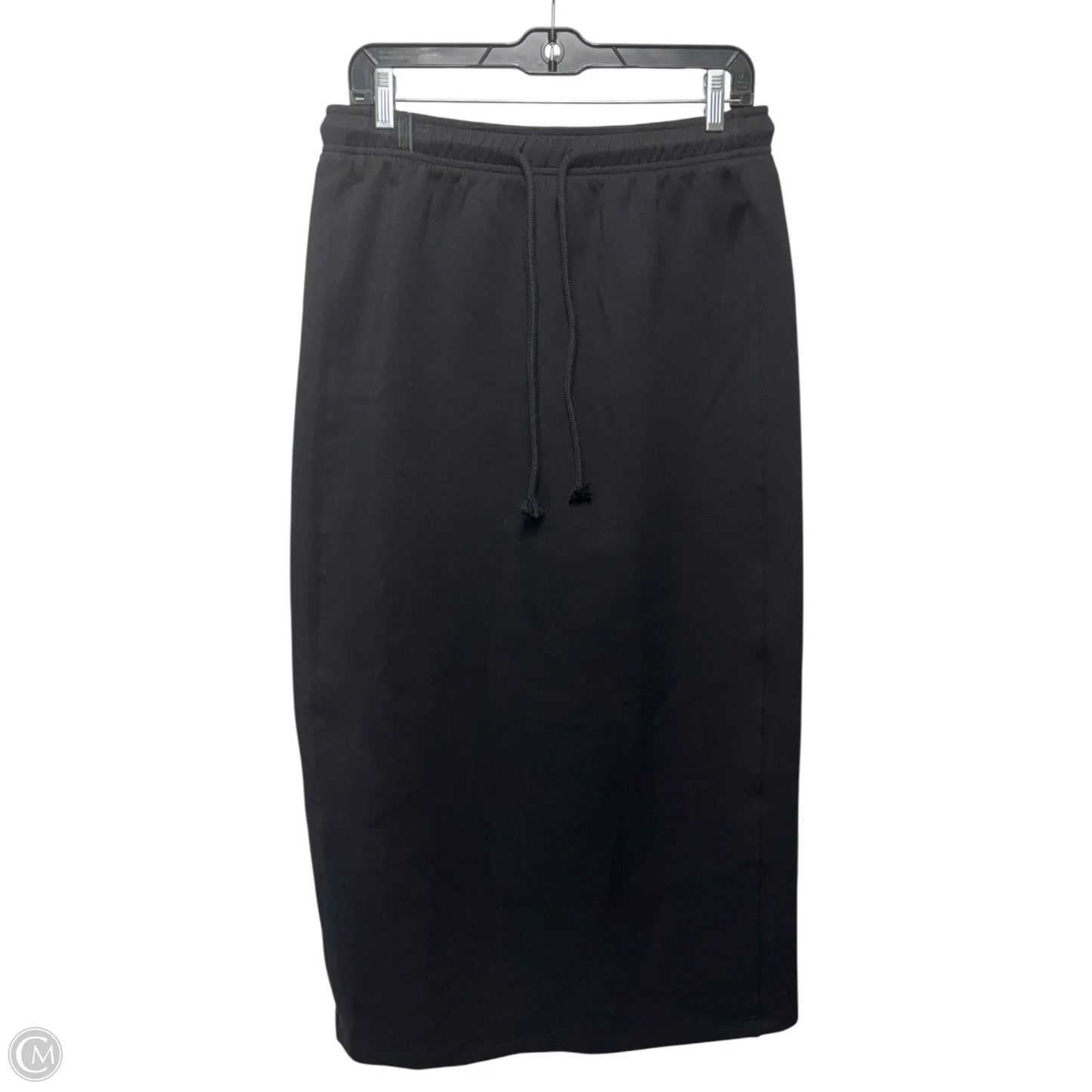 Sweat Skirt Maxi By Recollection In Black, Size: Xl