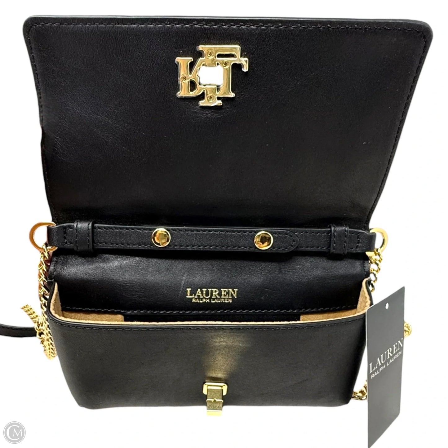 Leather Crossbody Tech Case By Lauren By Ralph Lauren, Size: Small
