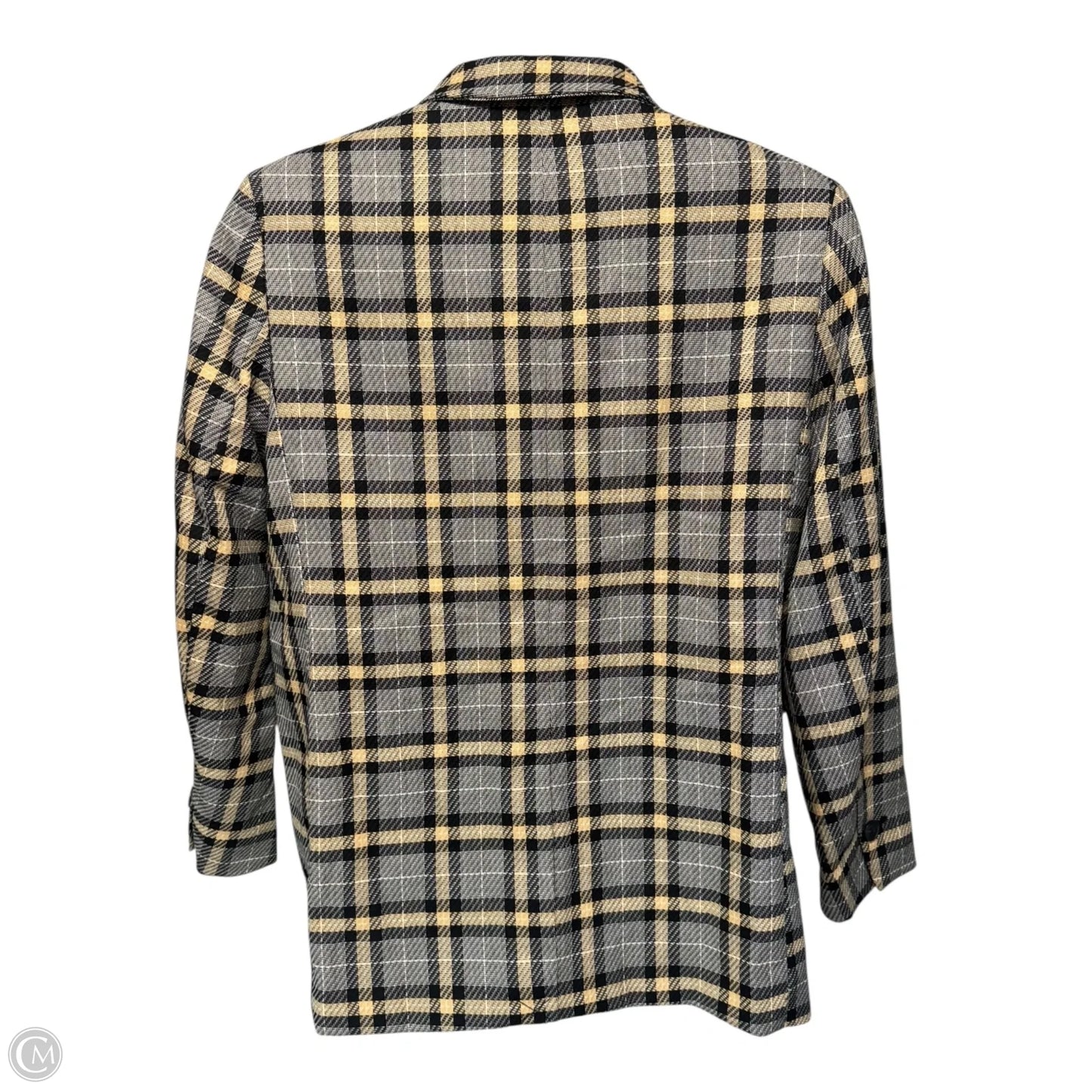 Blazer By H&m In Plaid Pattern, Size: L