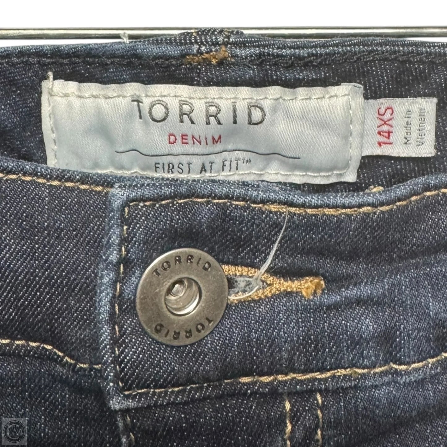 Jeans Boot Cut By Torrid In Blue Denim, Size: 14 xs