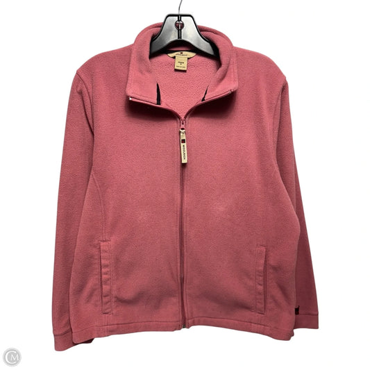 Jacket Fleece By Woolrich In Pink, Size: M