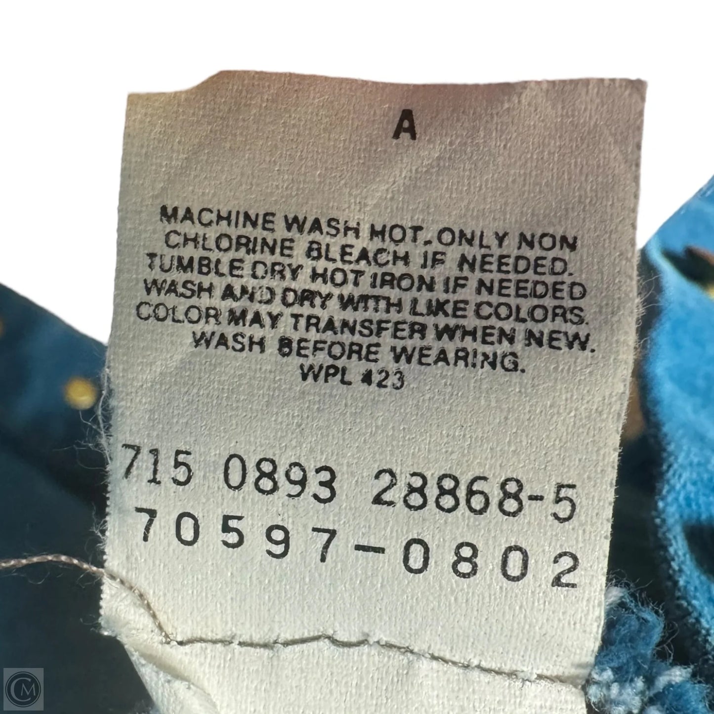 Jacket Denim By Levis In Blue, Size: S