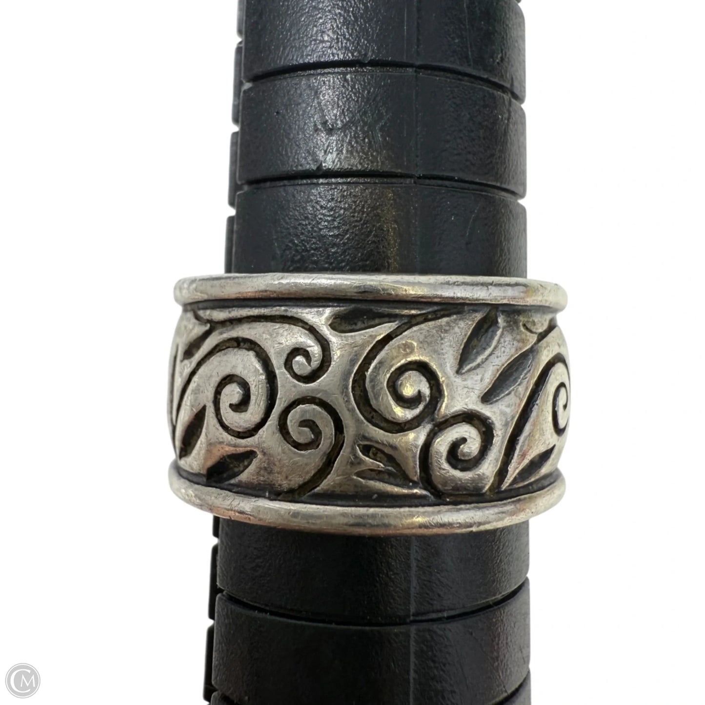 Sterling Silver Vine Wide Band Ring By Clothes Mentor, Size: 8