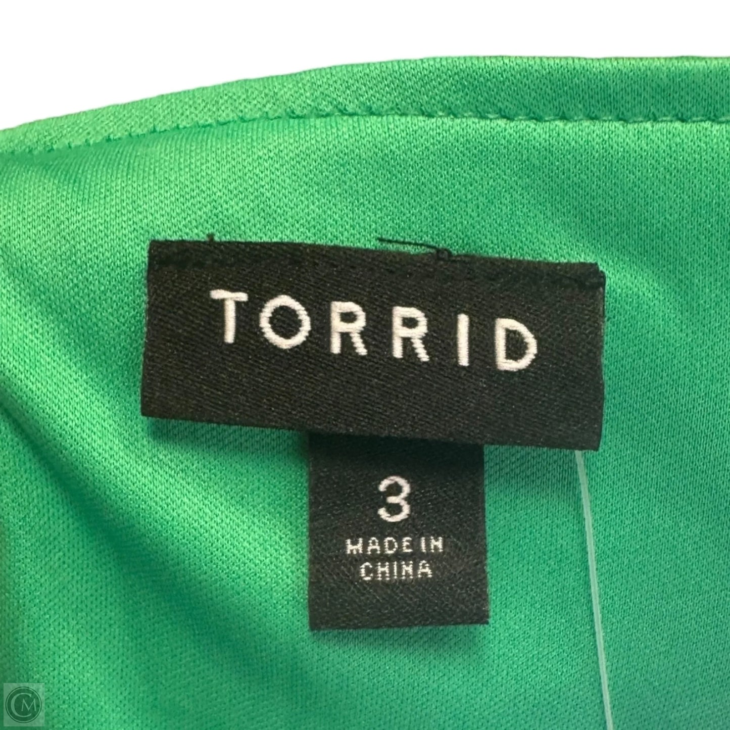 Mini Chiffon Pleated Dress Casual Midi By Torrid In Deep Mint, Size: 3x