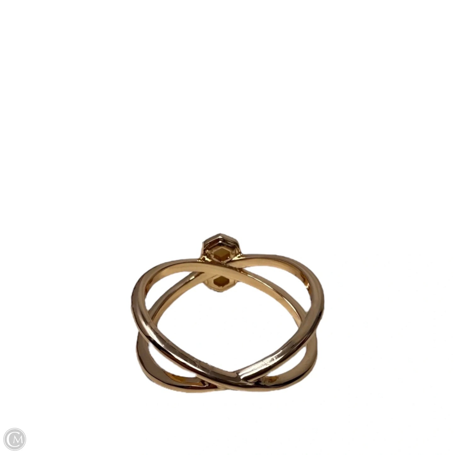 Emilie Double Rose Gold Sand Drusy Band Ring By Kendra Scott, Size: 7
