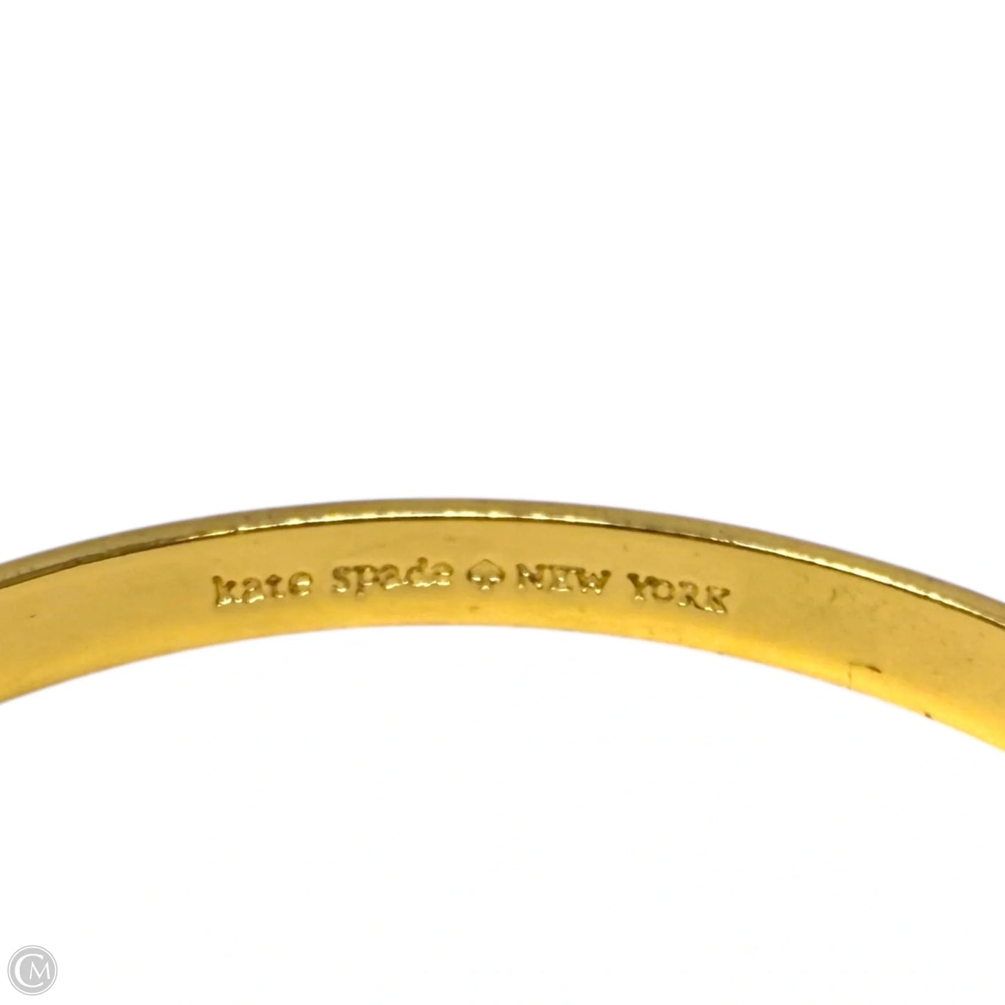 Take A Bow Gold Tone Bow Bangle Bracelet Designer By Kate Spade